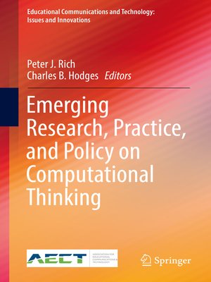 cover image of Emerging Research, Practice, and Policy on Computational Thinking
